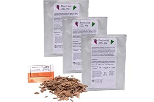 AlcoFermBrew 3 x Bentonite 40g - Bentonite pour la Clarification des vins et jus