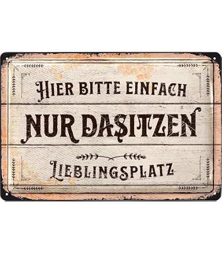 Blechschild 'Gartenarbeit Entspannt' – 28x12 Cm, Mit Lustigem Spruch | Geschenk Für Gärtner, Deko Für Gartenhaus & Terrasse