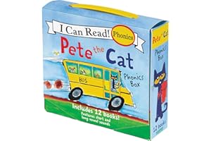Pete the Cat 12-Book Phonics Fun!: Includes 12 Mini-Books Featuring Short and Long Vowel Sounds