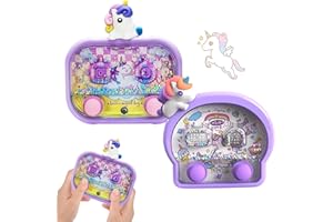 TZQFROCE Wasser Flipper 2 Stück Handheld Mini Wasserflipper Spiel Einhorn Wasserflipper Geduldsspiel Geschenke für Jungs und Mädchen