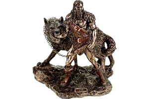 Veronese Figura dios germánico Tyr captura Fenriswolf bronce Odin