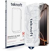 Easy Installation Kit for Teknoft iPhone 16 Pro Max Extra Reinforced T that Never Leaves Dust Under the Glass While Installing