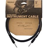 Planet Waves PW-CGT-05 Classic Series Instrumentenkabel 1,5m (5 Fu&szlig;) schwarz