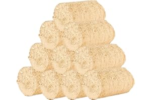 CLUB_49 POSH Natürlicher Holzbriketts | Buchenholz Feueranzünder für Kamin und Grill - Effizient und Umweltfreundlich | Brikett (20KG)