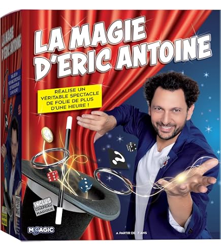 Coffret Magie Eric Antoine – La Magie Des Cartes – 15 Tours, Dès 6 Ans, Défi Graine De Magicien
