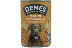 Denes Complete Adult Wet Dog Food Chicken and Vegetables, 12 x 400 g