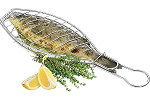 Kuchenprofi K1066082800 11,81 cm x 4,78 cm rostfritt stål BBQ fiskkorg