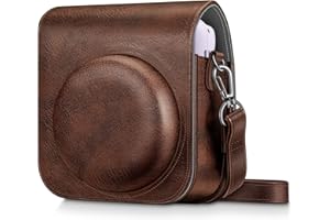 Fintie Tasche für Fujifilm Instax Mini 12 Sofortbildkamera - Premium Kunstleder Schutzhülle Reise Kameratasche Hülle Abdeckung mit abnehmbaren Einstellbar Riemen,