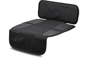 Osann Mini Autositzauflage für Kindersitzerhöhung, Sitzschoner geeignet auch für Isofix, schwarz