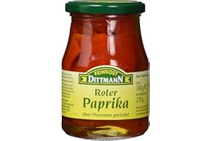 ‎FEINKOST DITTMANN Feinkost Dittmann Rote Paprika geröstet, 3er Pack (3 x 340 g)