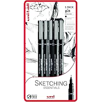 Uni Pin Brush Pen Black - Wet Paint Artists' Materials And Framing