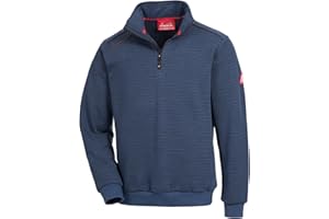 Nitras Herrenpullover Motion TEX Plus für die Arbeit mit Gummibund & hohen Stehkragen