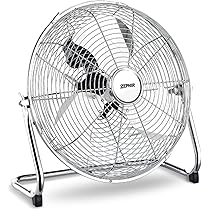 Ventilatore Industriale Zephir 70W | Pala 35cm, 3 Velocità | Acciaio Cromato - Foto 2