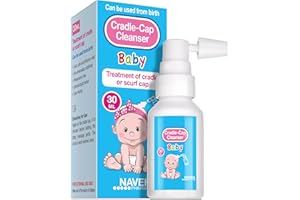 NAVEH PHARMA® Cradle Cap Cleanser For Baby & Kids | 100% Natural Cradle Cap Treatment | Spray and Wash, No Scrubbing | Better Than Shampoo Or Brush | Help With Dandruff | Olive Oil & Squalene | 30 ML