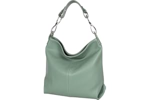 AMBRA MODA AmbraModa GL033 - Damen echt Ledertasche Handtasche Schultertasche Henkeltasche Beutel