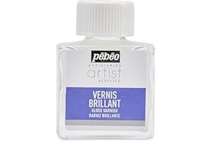 PEBEO Pébéo Peinture Vernis Acrylique Brillant Phase Aqueuse 1 Flacon de 75 ml 520100