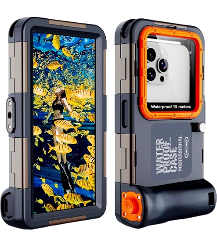 SenMore Custodia Termica per Smartphone Custodia per cellulare iPhone, Samsung, Huawei, Xiaomi, Protegge da Temperatura estremamente bassa, Aiuta a Risparmiare Batteria (Arancia