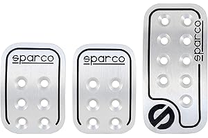 Sparco Progetto Corsa OPC04060000 Jgo. pédales de Course Cs3 / 30, Aluminium/Noir