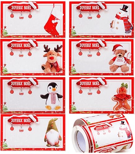 15 Feuilles Étiquettes Autocollant Papier, Étiquettes Multi-fonction