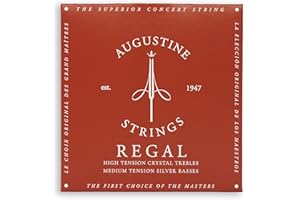 Augustine Cordes pour guitare classique Jeu de Label Regal Red medium