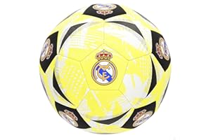 ColorBaby Real Madrid balón de fútbol Playa, Neopreno, Talla 5, diámetro 21 cm, Resistente al Agua, diseño Oficial del Equipo (77614)