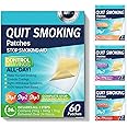 TERRIFI Quit Smoking Patches, Helping Quit Patch, Stop Smoking Aid, Steps 1 Through 3 to Quit Smoking, Help Craving Control & Clear Lung, Invisible Nicotine Patches, 8 Week Stop Smoking Program