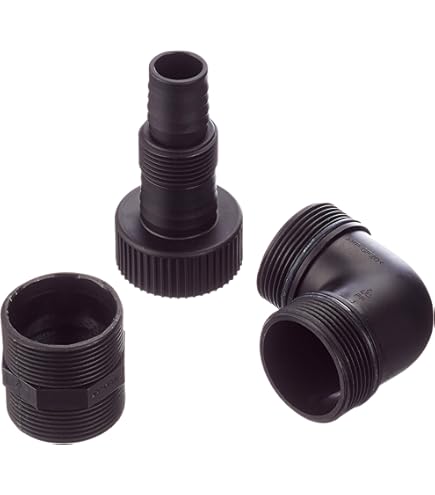 AERZETIX - C51997 - Lot De 2 Manchons Taraudés 1/2''x1/2''- En Plastique Femelle-femelle à Visser - Raccord Droit Pression Pour Tuyaux 16 Bars