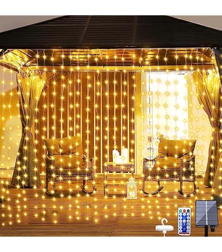 Dekofun Guirlande Solaire Lierre 10m 100 LED - Artificiel Étanché IP65 - 8 Modes - Déco Jardin, Terrasse, Balcon, Chambre