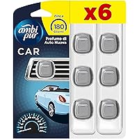 Profumatore Auto LA BELLEFÉE | 6 Pezzi Con Fragranza Brezza Marina E Auto Nuova | Fino A 30 Giorni Di Freschezza - Foto 3