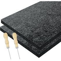 Tapis de feutrage à l'aiguille tampon de feutrage 2 Pcs Aiguille Piquer et tapis feutré pour débutants