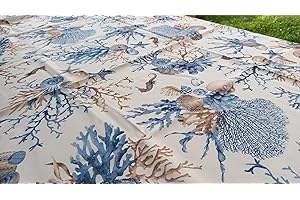 Pago Poco Tovaglia Rettangolare Antimacchia Fantasia MARE BUSSOLA BARCHE Resistente alle macchie - idrorepellente NO STIRO!!!! Tutte Le Misure (140X240)