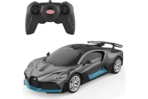 TURBO CHALLENGE - Bugatti Divo - RC Prestige - Szary - 095602 - Sterowany radiowo - Skala 1/24 - Baterie nie są dołączone - Plastik - od 6 lat Wielokolorowy