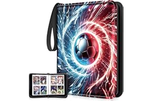 PARPAT Album Carte Raccoglitore, 440 Album Carte Pokémon Collezione, Legame Portatile e Impermeabile in PU per Carte MTG/TCG/CALCIO-BASEBALL/Carte da Scambio