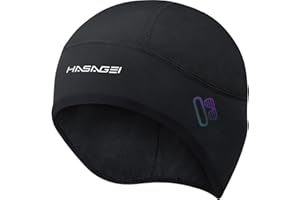 HASAGEI Fahrrad Mütze Winddicht Bike Warm Cap Helm-Unterziehmütze für Herren Damen Thermal Atmungsaktive Motorradfahren Radsport-mützen Kletterhelm Skull Cap