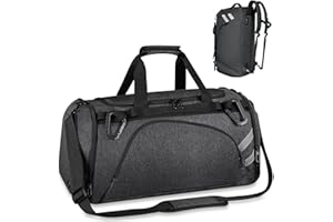 BERTASCHE Sporttasche Herren, Fitness Tasche Trainingstasche FÜR Sport Fitnessstudio mit Schuhfach & Nassfach, Weekender Reisetasche Rucksack 50L