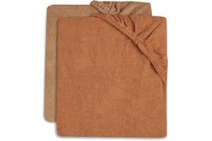 Zestaw 2 pokrowców na materace do przewijania 50 x 70 cm Caramel & Biscuit Gąbka - Jollein