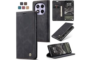 owlhold Funda Xiaomi Redmi Note 14 Pro 4G [No para 5G] PU Piel [Tarjetas y Billetera][Soporte Plegable][Cierre Magnético] Libro Funda para Redmi Note 14 Pro 4G - Negro