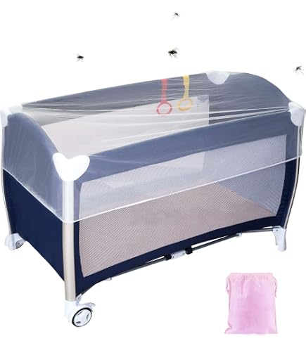 Goodman-MoustiquaireVoile Anti-Moustiques pour Poussette Enfant