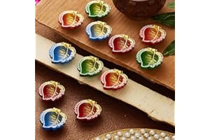 TIED RIBBONS 12 pcs Handmade Clay Diya for Diwali | Traditional Homemade Diyas Tealight | Indian Oil Lamp | Diwali Decorations for House | Terracotta Diyas | Diwali Diyas for Pooja | Diwali Gifts