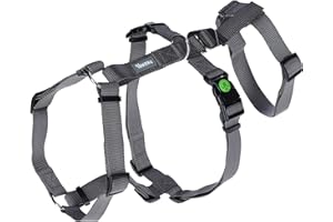 KERBL PET Kerbl 80044 - Pettorina antipanico Miami (Colore Grigio, Circonferenza Collo 48-64 cm, Circonferenza Petto 72-103 cm, Circonferenza Vita 52-84 cm, stoviglie