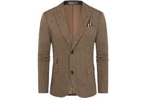 PJ PAUL JONES Sakko - Blazer britannico da uomo, vestibilità normale, con 2 bottoni, stile moderno
