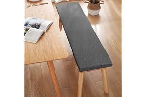 Tjock Trädgårdsbänk Kudde 30 x 145 cm Mjuk, Tvättbar Sittdyna för Bänk Undersida Halkfri för Bänk, Fönsterbänk, Trädgårdsmöbl