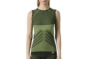 Risalti Debardeur Femme Thermique Energy - sous Vêtement Thermique Femme élastiques et Respirants, Haut Thermique Femme, Débardeur Femme sans Couture - Made in Italy