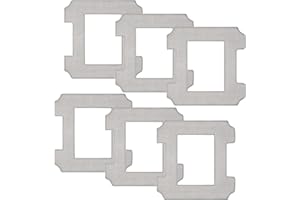 CHUANCHENG Zmywalne wkłady do mopa dla Ecovacs Winbot W1/W1 Pro, części zamienne do odkurzacza okiennego, ściereczki mopujące, 6 szt. w zestawie