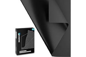 HAYATEC Universal Antirutschmatte Auto Kofferraum Schutzmatte 120x100cm Gummimatte Kofferraummatte rutschfeste Unterlage Schwarz Wasserdicht zuschneidbar für maximalen Schutz & Sauberkeit