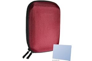 equipster Hartschalentasche rot für Canon PowerShot SX740 HS