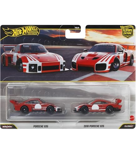 1:64 Hot Wheels Premium Car Culture 2'li Paket PORSCHE 935-2018