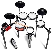 Alesis Nitro Pro - Elektronik Davul Seti, &Ccedil;ift B&ouml;lgeli Sessiz &Ouml;rg&uuml; Pedler, 500&rsquo;den Fazla Otantik BFD Sesleri, Bluetooth, Drum