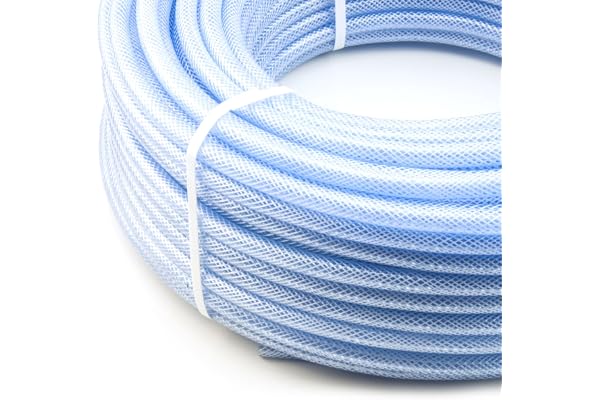 DQ-PP 5m Tuyau Souple renforcé PVC 10/15mm Transparent