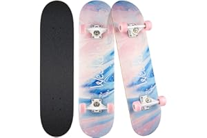 Hikole 3108 Cm Skateboard Unisexe Enfants Adolescents Adultes